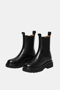 Caden | Women's Chelsea Boots Platform Sole Microfiber Leather