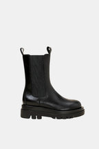 Caden | Women's Chelsea Boots Platform Sole Microfiber Leather