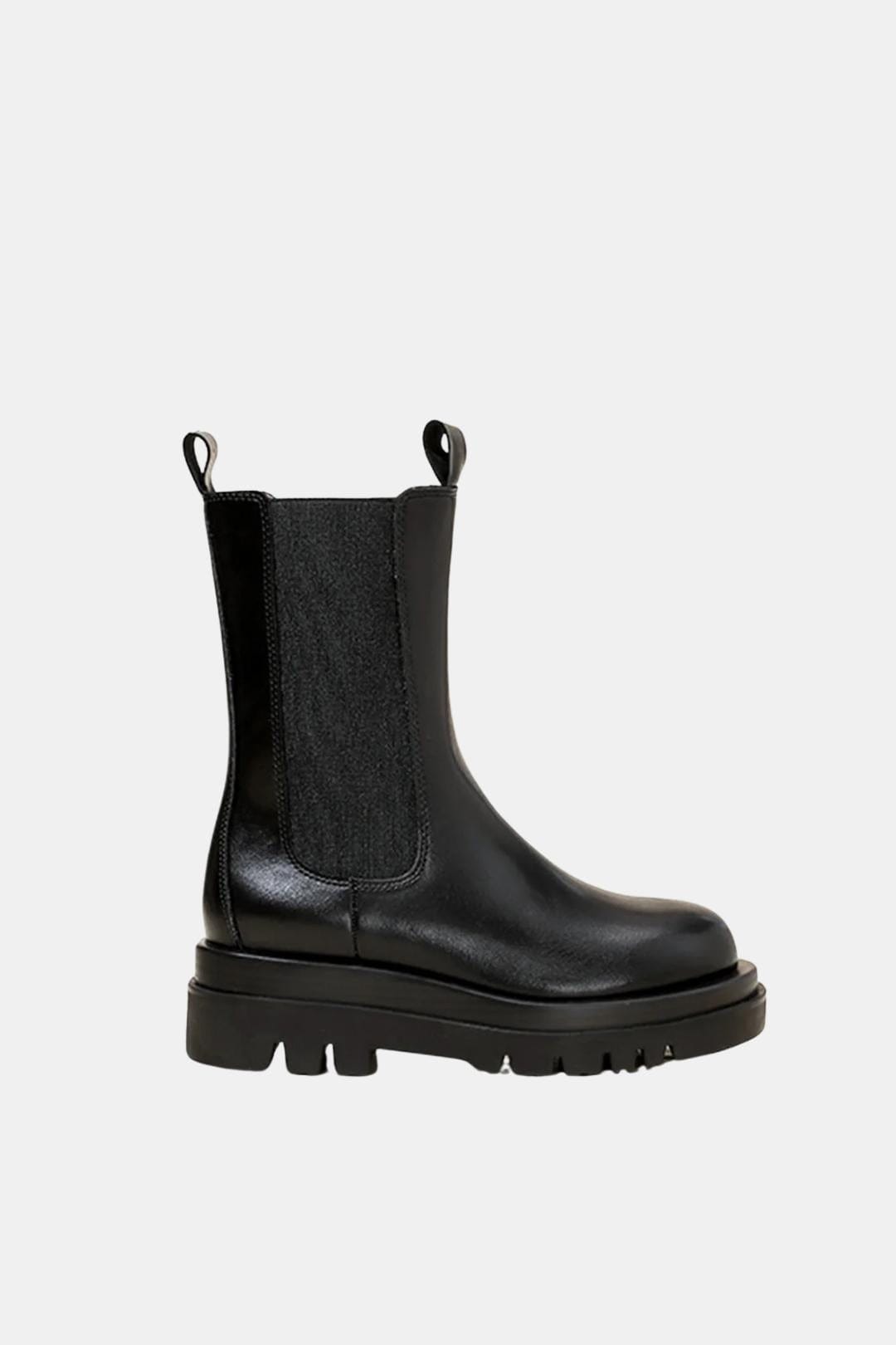 Caden | Women's Chelsea Boots Platform Sole Microfiber Leather