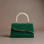 Pearl Handle Evening Clutch – Shimmer Textured Formal Occasion Bag - GET SOVERAwu1770556953835808809