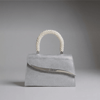 Pearl Handle Evening Clutch – Shimmer Textured Formal Occasion Bag - GET SOVERApP1770556953835967138