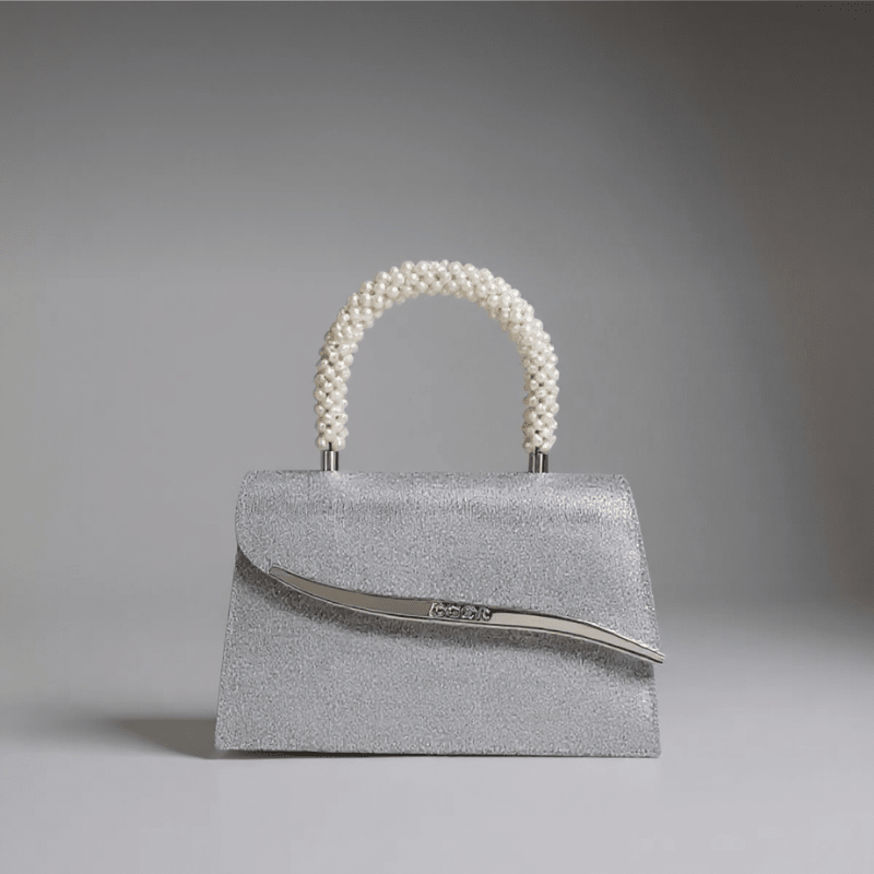 Pearl Handle Evening Clutch – Shimmer Textured Formal Occasion Bag - GET SOVERApP1770556953835967138