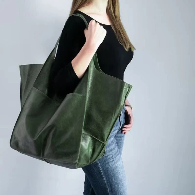 Madison | Women's Tote Bag Leather Magnetic Closure