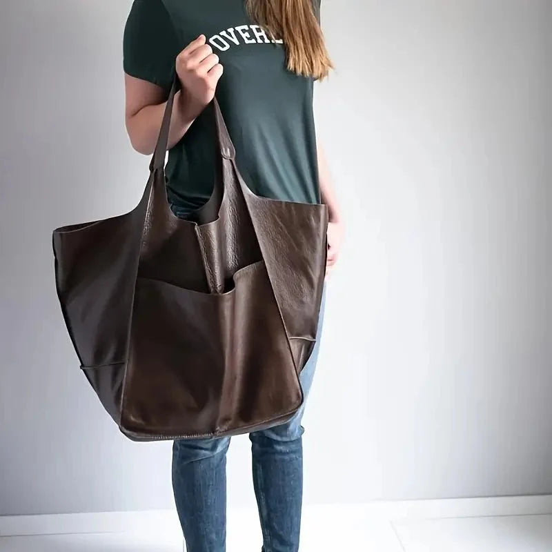 Madison | Women's Tote Bag Leather Magnetic Closure