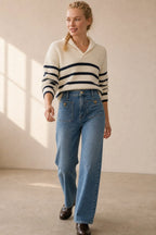 Story | Women's Wide-Leg Jeans High-Waist Stretch