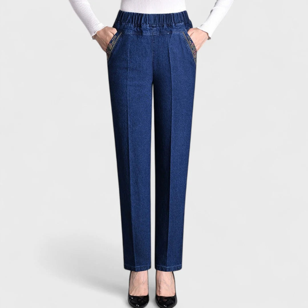 Marlene | Women's Stretch Jeans Elastic Waistband