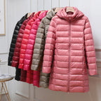 Peyton | Women's Quilted Hooded Puffer Jacket Mid-Thigh