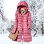 Peyton | Women's Quilted Hooded Puffer Jacket Mid-Thigh
