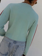 Marina | Women's Octopus Print Cardigan Relaxed Fit