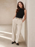 Milo | Women's Elegant Wide Leg Trousers High Waist