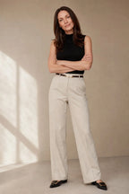 Milo | Women's Elegant Wide Leg Trousers High Waist