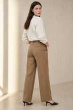 Milo | Women's Elegant Wide Leg Trousers High Waist