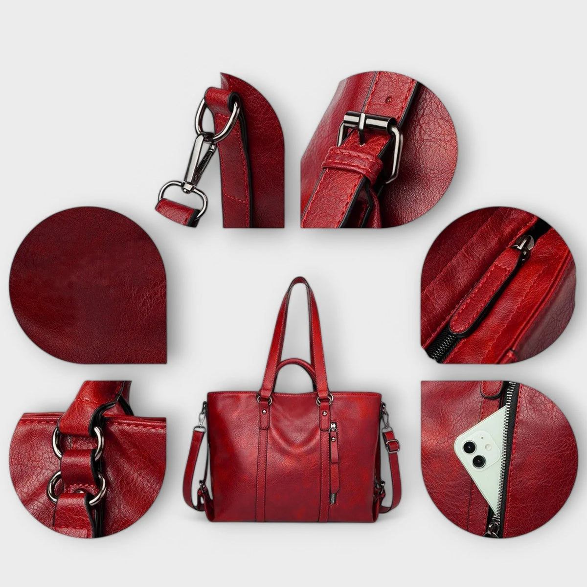 Delaney | Women's Large Leather Tote Bag Classic