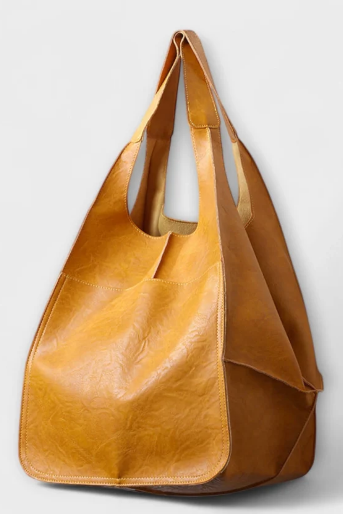 Kennedy | Women's Leather Tote Bag Slouchy Shoulder Tan