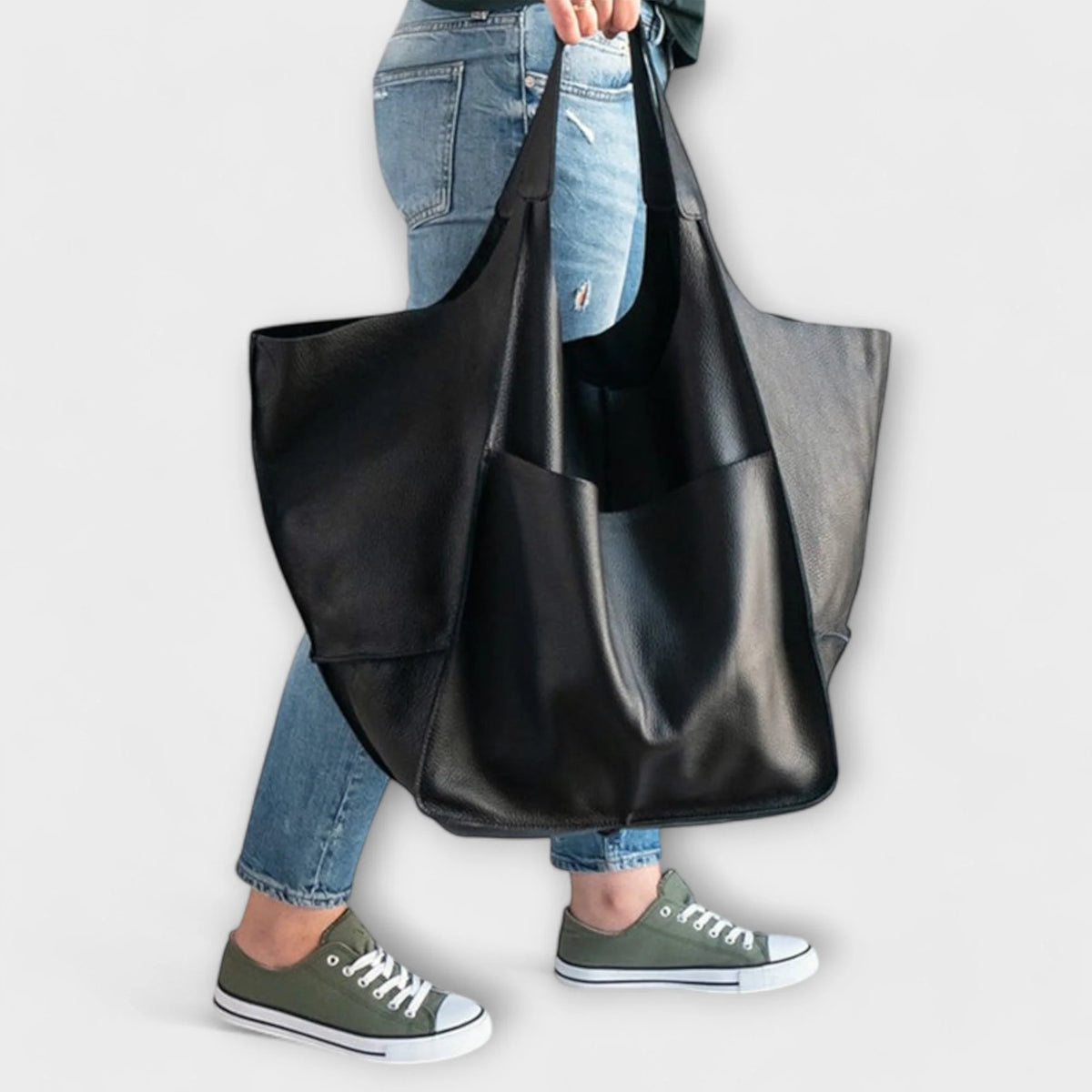 Kennedy | Women's Leather Tote Bag Slouchy Shoulder Tan
