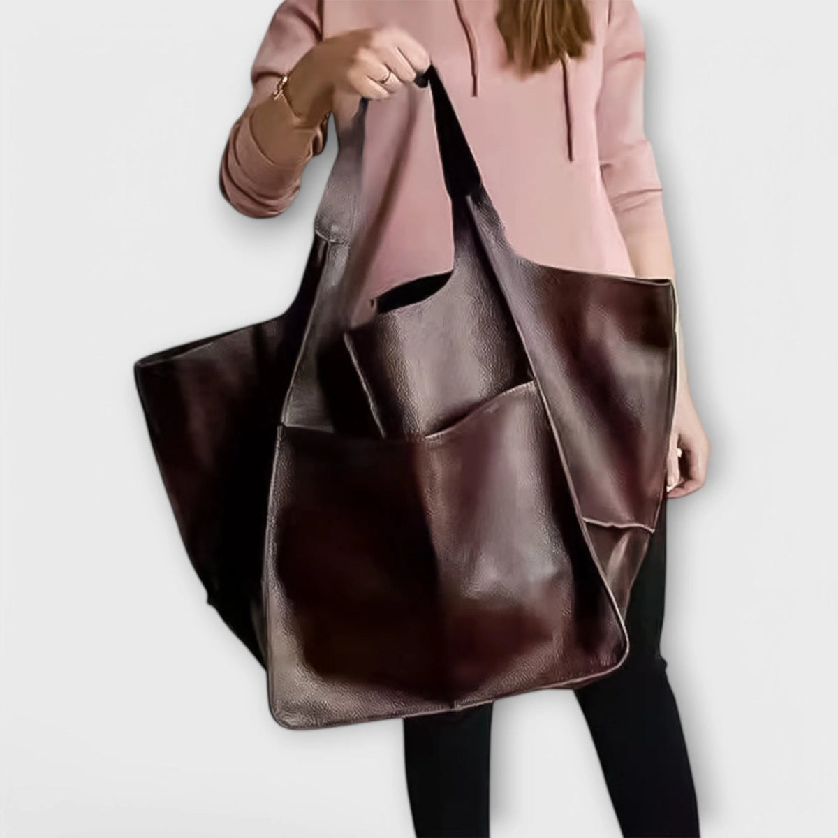 Kennedy | Women's Leather Tote Bag Slouchy Shoulder Tan