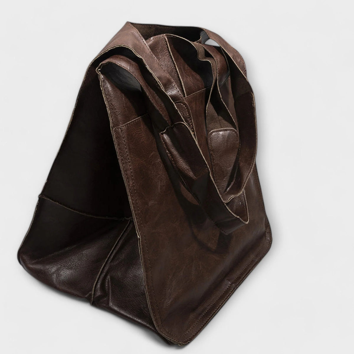 Kennedy | Women's Leather Tote Bag Slouchy Shoulder Tan