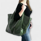 Kennedy | Women's Leather Tote Bag Slouchy Shoulder Tan