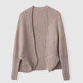 Merelle Cardigan | Pure Merino Wool Wrap Cardigan, - GET SOVERAJJ544-Khaki-S