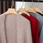 Merelle Cardigan | Pure Merino Wool Wrap Cardigan, - GET SOVERAJJ544-Red-S