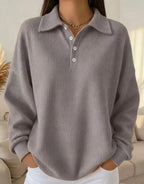 Willa | Women's Relaxed Fit Oversized Knit Sweater Hooded