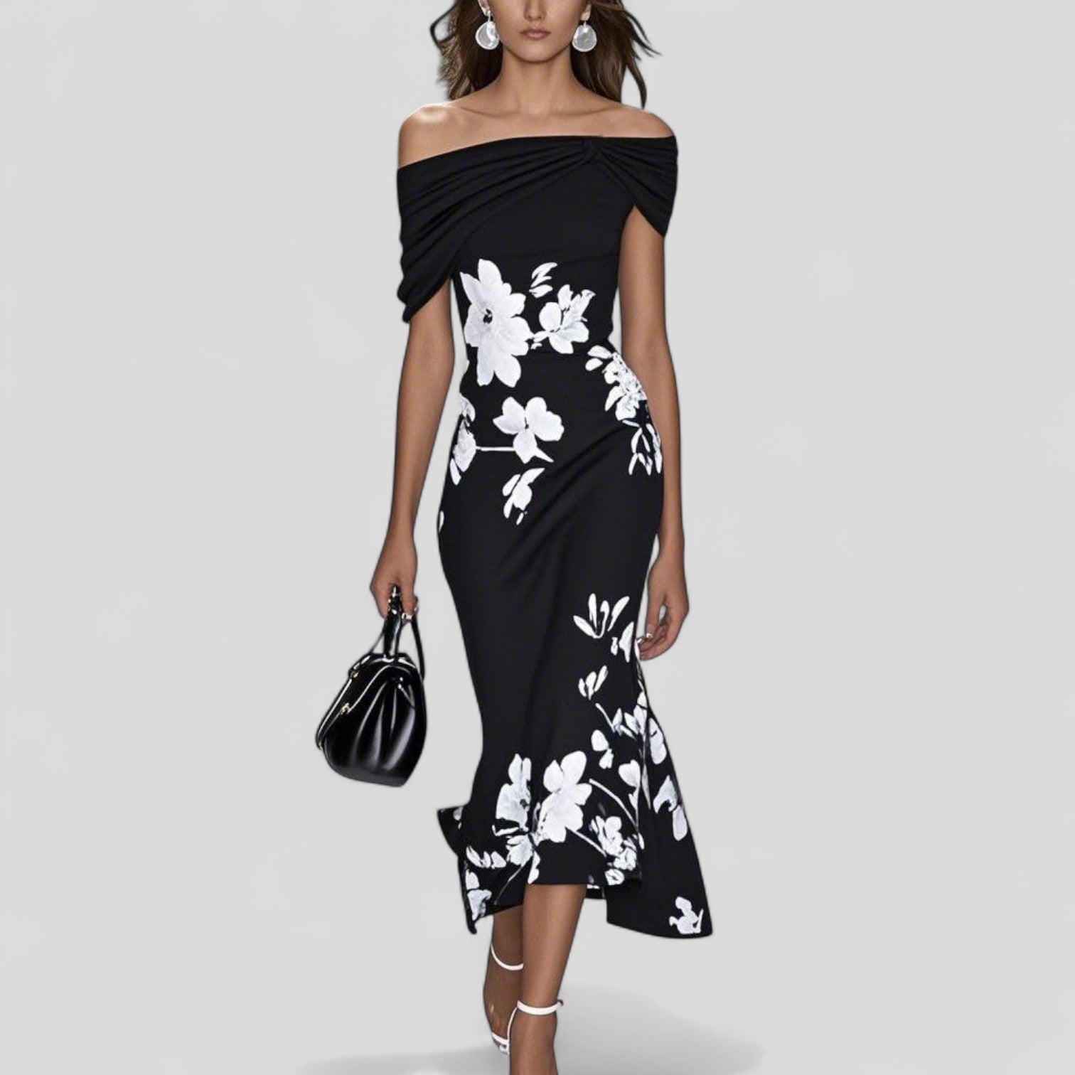 Isadora Midi Dress | Elegant Print, Soft Fabric, Relaxed Fit 2