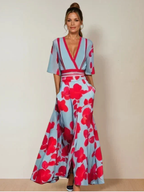 Women’s Midi Dress with Short Sleeves