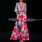 Women’s Midi Dress with Short Sleeves