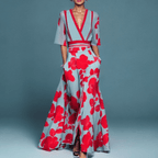 Women’s Midi Dress with Short Sleeves