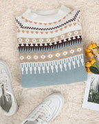 Solstice | Women's Knit Jumper Nordic Print Crew Neck