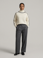 Turtleneck Sweater – Minimalist Color Block Knit