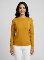 Women’s Casual Knit Sweater – Relaxed Fit Round Neck Top for Everyday Wear - GET SOVERAkn1766483480054430663