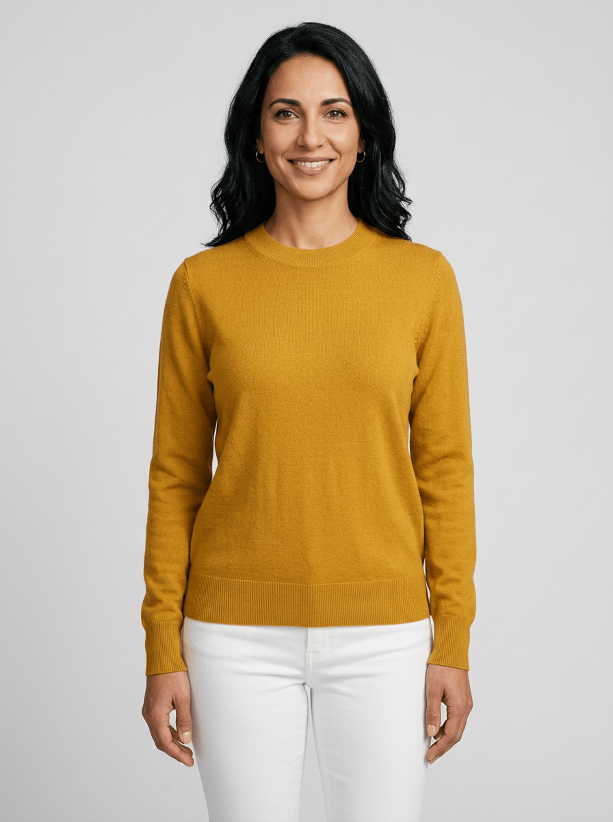 Women’s Casual Knit Sweater – Relaxed Fit Round Neck Top for Everyday Wear - GET SOVERAkn1766483480054430663