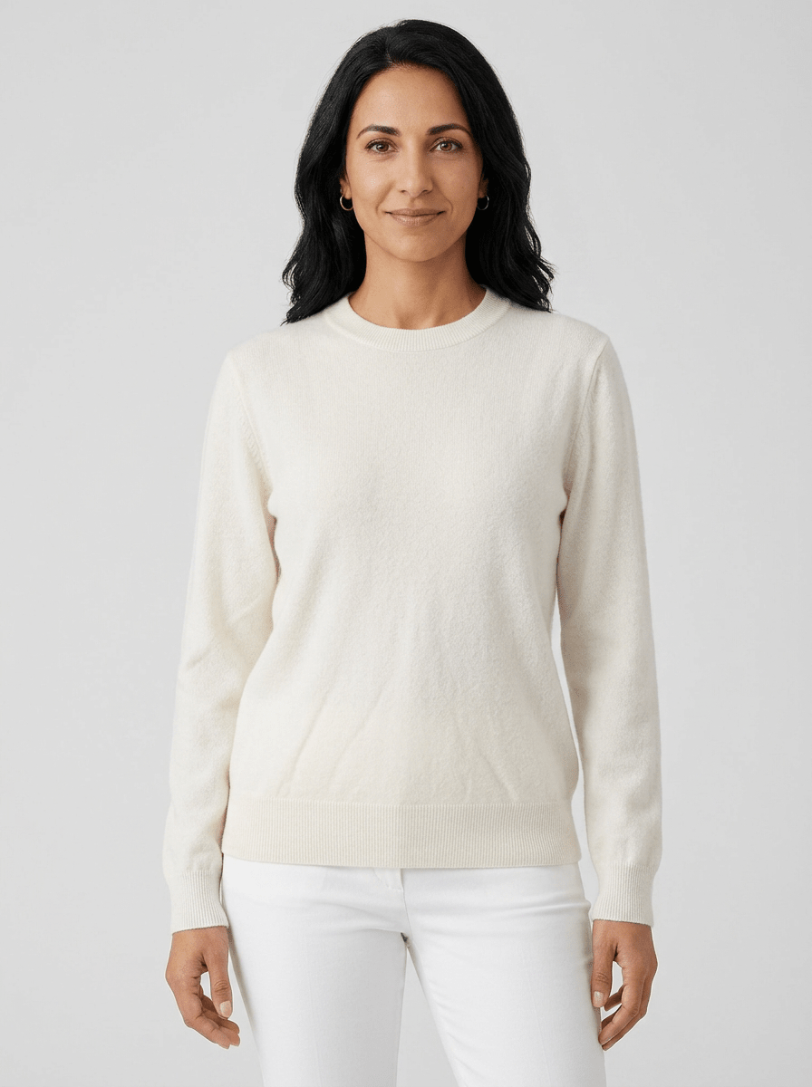 Women’s Casual Knit Sweater – Relaxed Fit Round Neck Top for Everyday Wear - GET SOVERAoq1766483480056866866