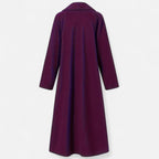 Women’s Long Plus - Size Trench Coat – Lightweight Elegant Lapel Jacket - GET SOVERAHH691-Khaki-XS