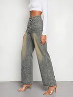 Women's High-Waisted Wide-Leg Pants