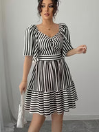 Women's Striped Mini Dress