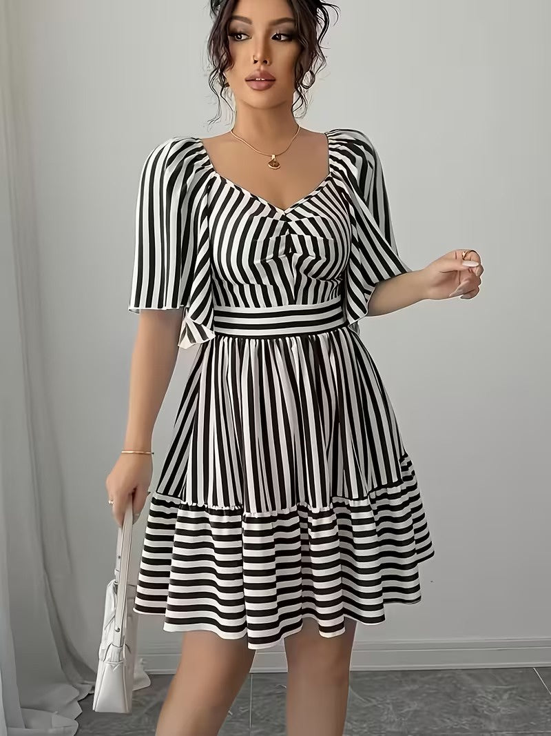 Women's Striped Mini Dress