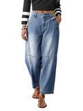Women's Wide-Leg Cropped Pants