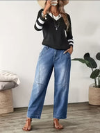 Women's Wide-Leg Cropped Pants