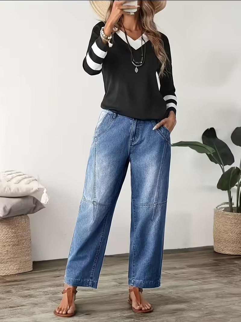 Women's Wide-Leg Cropped Pants